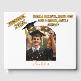 Libro De Visitas Personalized Graduation Guestbook & Wishes Book