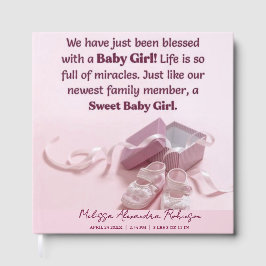 Libro De Visitas Personalized Newborn Keepsake & Shower Memory
