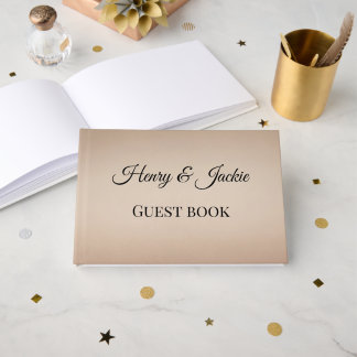 Libro De Visitas Personalized Wedding Guest Book