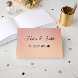 Libro De Visitas Personalized Wedding Guest Book