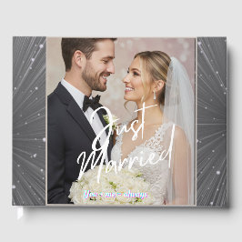 Libro De Visitas  Personalized Wedding Guest Book with Couple Photo