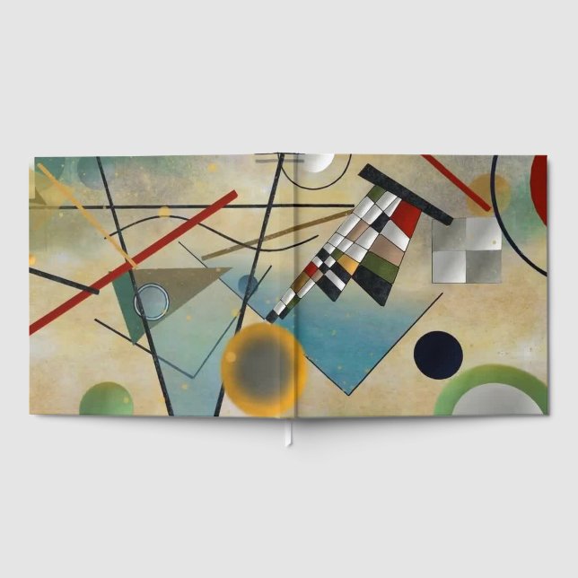 Libro De Visitas Pintura abstracta de la composición de Kandinsky (Lleno)