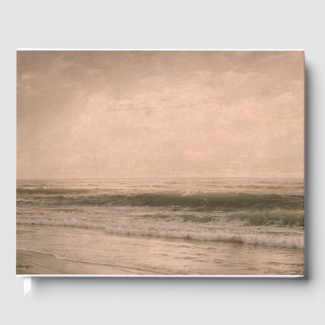 Libro De Visitas Pintura de capa marina silenciada (Anverso)