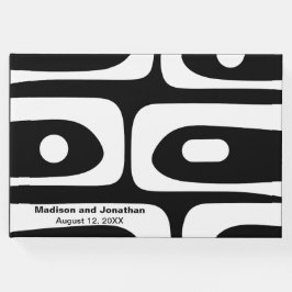 Libro De Visitas Piquet retro moderno de mediados del siglo