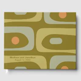 Libro De Visitas Piquet retro moderno de mediados del siglo