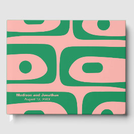 Libro De Visitas Piquet retro moderno de mediados del siglo