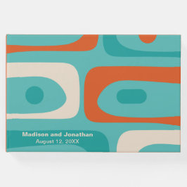 Libro De Visitas Piquet retro moderno de mediados del siglo