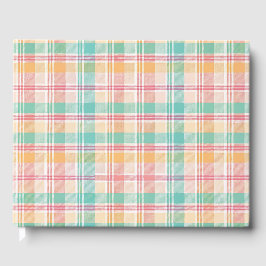 Libro De Visitas Placa Multicolor a cuadros