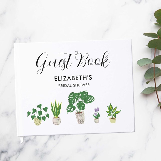 Libro De Visitas Plantas en Macetas Decoración para Despedida de So (Subido por el creador)