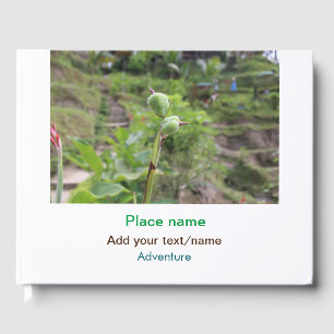 Libro De Visitas Plantas naturales fotografía nombre de viaje en ag