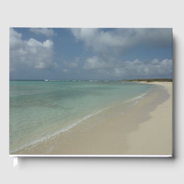 Libro De Visitas Playa de Aruba II Bonita Escena Natural (Anverso)