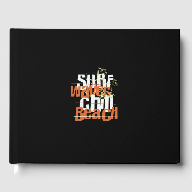 Libro De Visitas playa de olas de surf chin (Anverso)