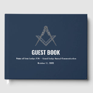 Libro De Visitas Plaza de Masonería Azul de la Marina y brújula