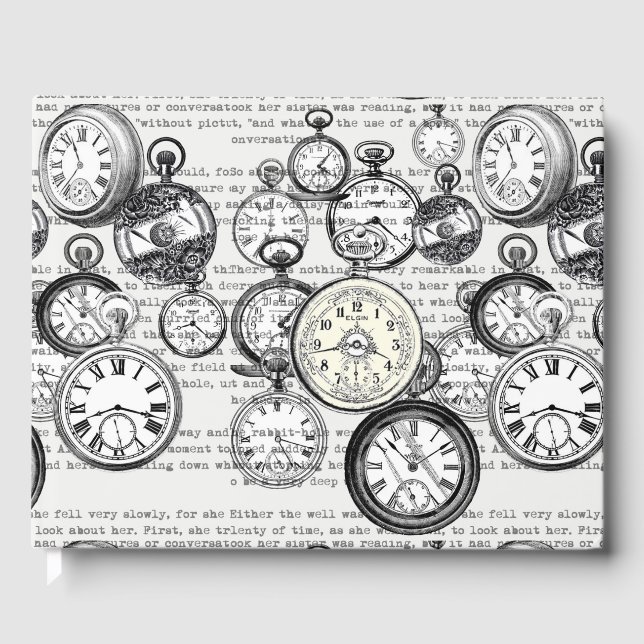 Libro De Visitas Pocket Watch de Victoria Alicia en el país de las  (Anverso)