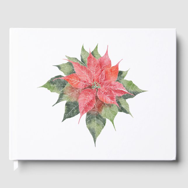 Libro De Visitas Poinsettia Hermosa (Anverso)