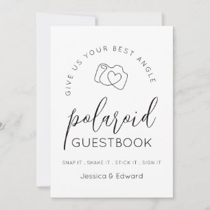 Libro de visitas Polaroid Mejor Ángulo Blanco Negr