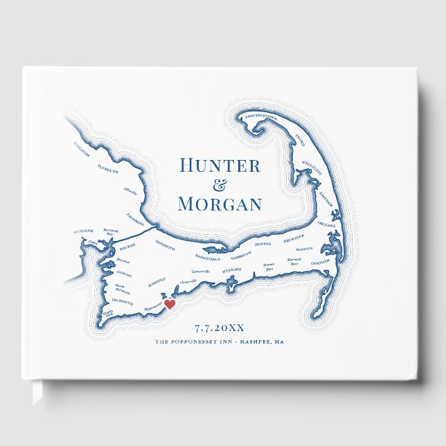 Libro De Visitas Popponesset Inn Cape Cod Elegant Wedding (Anverso)