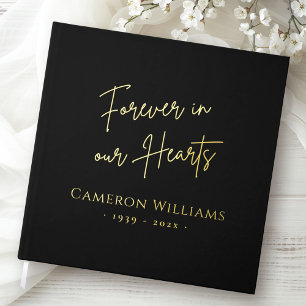Libro De Visitas Por siempre en nuestros corazones funeral real