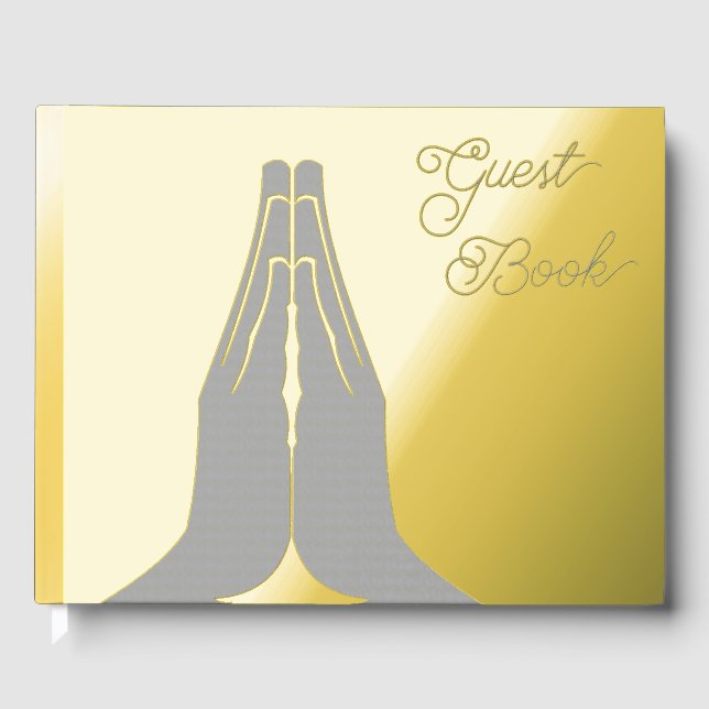 Libro De Visitas Praying Hands (Anverso)