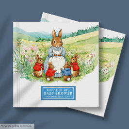 Libro De Visitas Precious Peter Rabbit Baby Shower Guest Book Boy