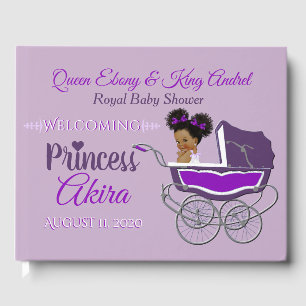 Libro De Visitas Princesa Real Africana Foto Purple & Lavender