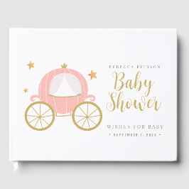 Libro De Visitas Princess Car Wiers for babyShower Guest Book