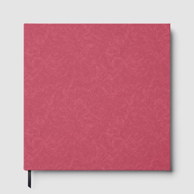 Libro De Visitas Profundo patrón de remolino de textura rosa (Anverso)