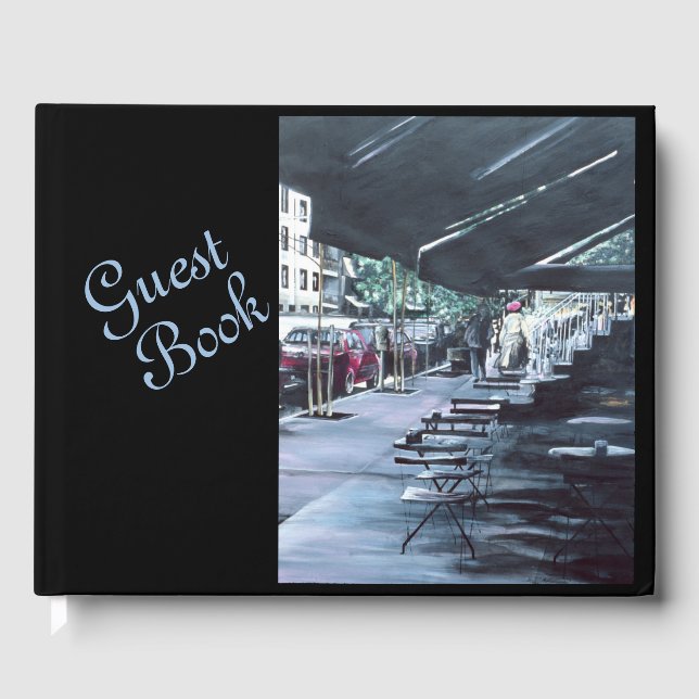 Libro De Visitas Protegido por Mediados de la Mañana (Anverso)