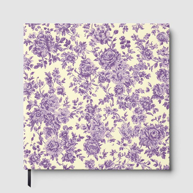 Libro De Visitas Purple Roses  (Anverso)