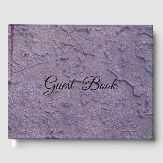 Libro De Visitas Purple Stucco (Anverso)