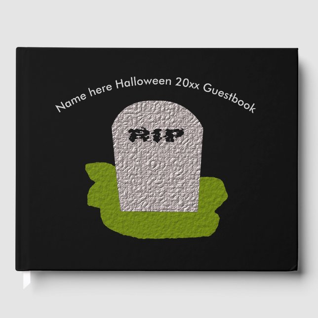 Libro De Visitas QEPD Guestbook Tombstone (Anverso)