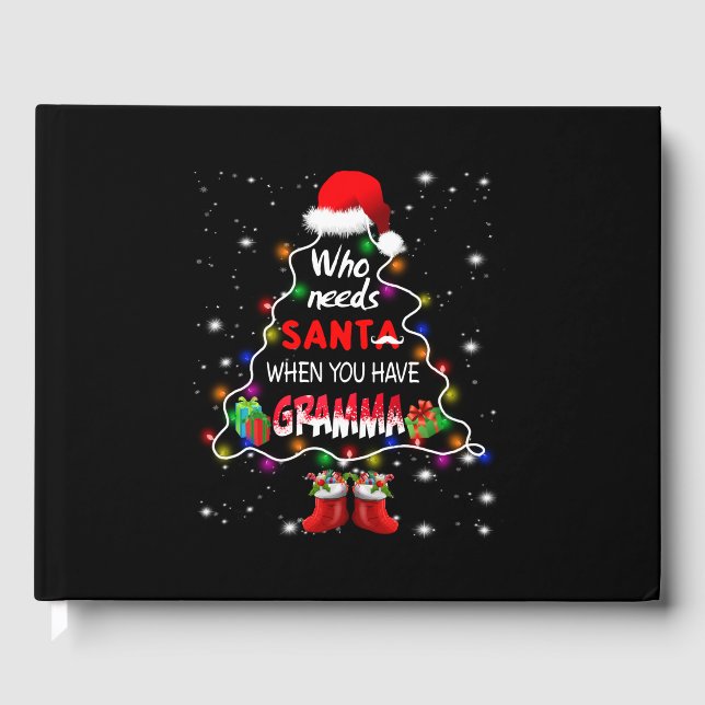 Libro De Visitas Quién necesita a santa cuando tienes gramática (Anverso)