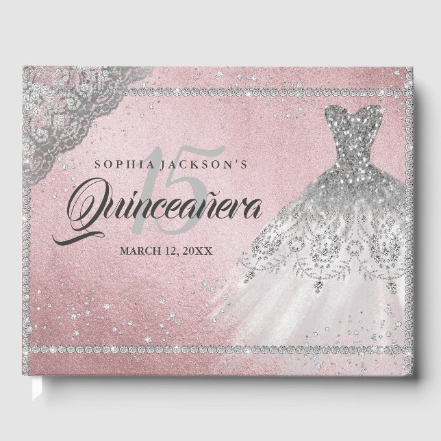 Libro De Visitas Quinceanera (Anverso)