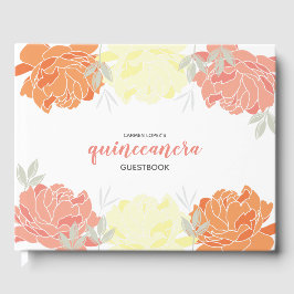 Libro de visitas Quinceanera para personas de colo