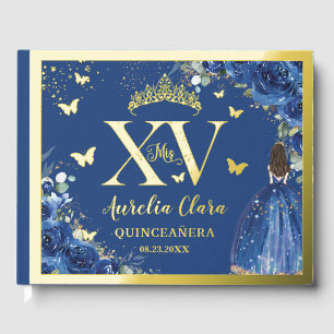 Libro De Visitas Quinceañera Quince 15 XV de oro
