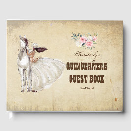 Libro De Visitas Quinceanera Western Country Guest Book