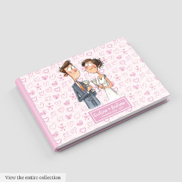 Libro De Visitas Quirky Boda Couple Keepsake Guest book