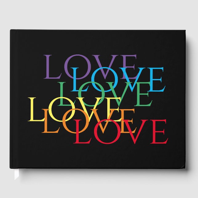 Libro de visitas RAINBOW LOVE II (Anverso)
