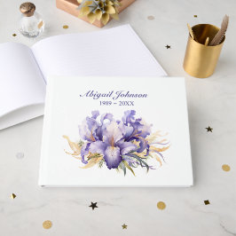 Libro De Visitas Ramo de Iris para Servicio Memorial