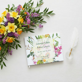 Libro De Visitas Ramo de novia de narcisos de primavera