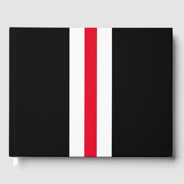 Libro De Visitas Rayas verticales blancas blancas blancas esporádic (Anverso)