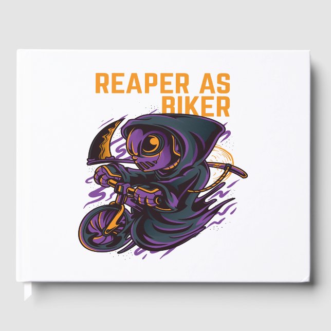LIBRO DE VISITAS REAPER AS BIKER (Anverso)
