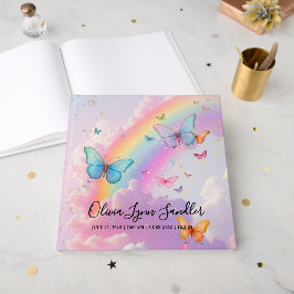 Libro De Visitas Recuerdo de Celebración de Pastel para Bodas y Bab