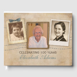 Libro De Visitas Recuerdos antiguos | Aniversario del cumpleaños de