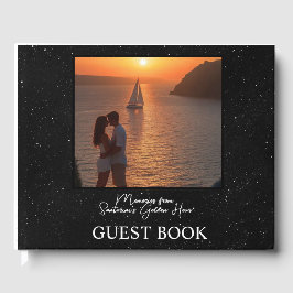 Libro De Visitas Recuerdos de la Hora de Oro de Santorini - Románti