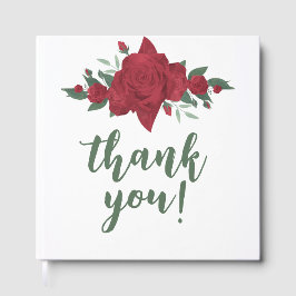 Libro De Visitas Red Roses Boho Boda