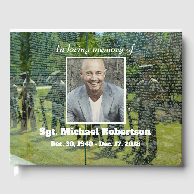 Libro De Visitas Reflexiones sobre el monumento a los veteranos en  (Anverso)