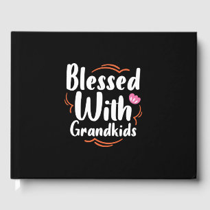 Libro De Visitas Regalo de la madre bendecido con los nietos