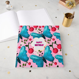 Libro De Visitas Regalo personalizado y hecho a medida de mariposa