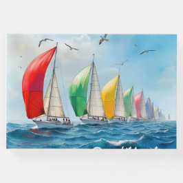 Libro De Visitas Regatta de barcos acuáticos para servicio conmemor